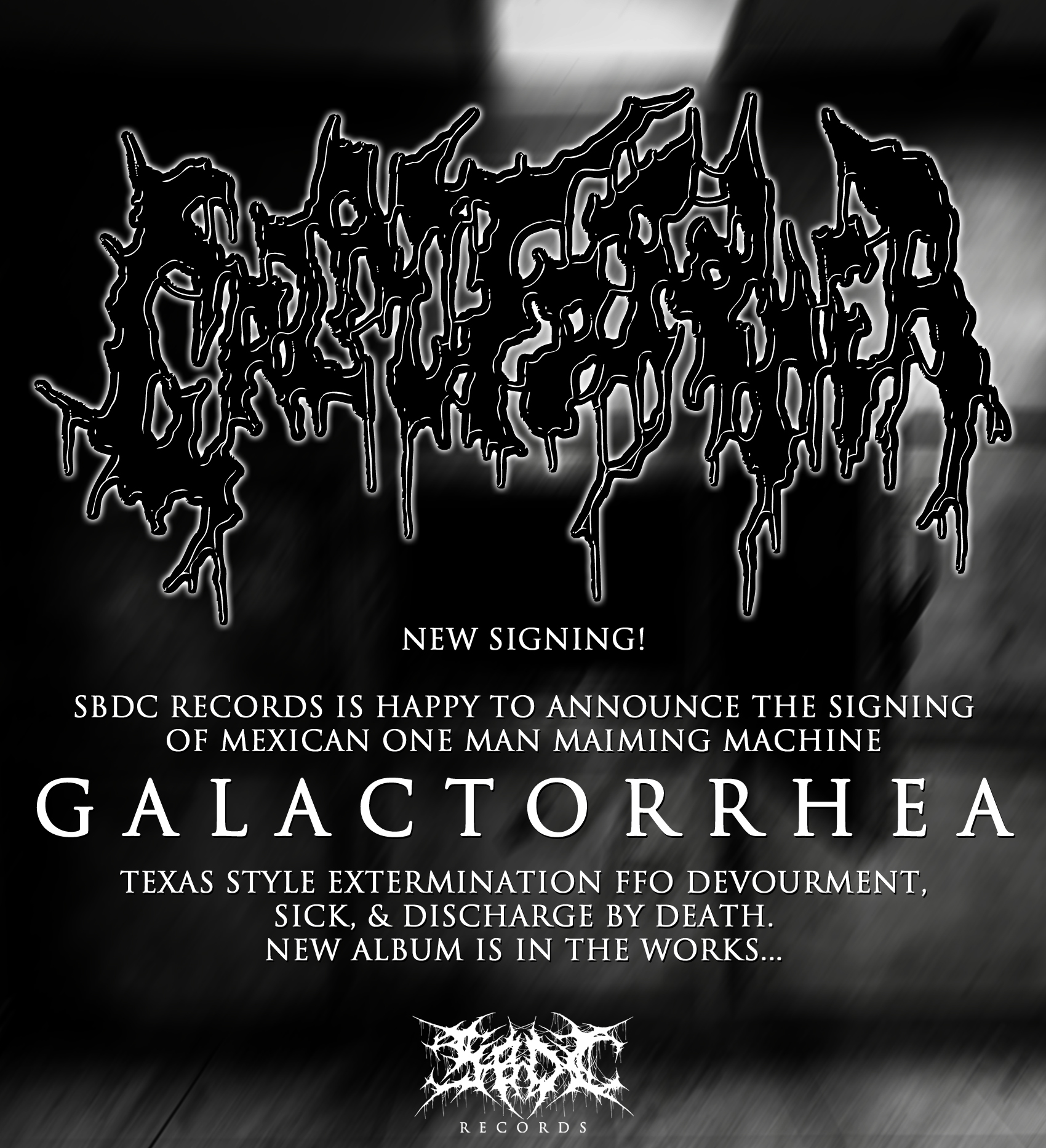 SBDC Records is excited to announce the signing of Galactorrhea!